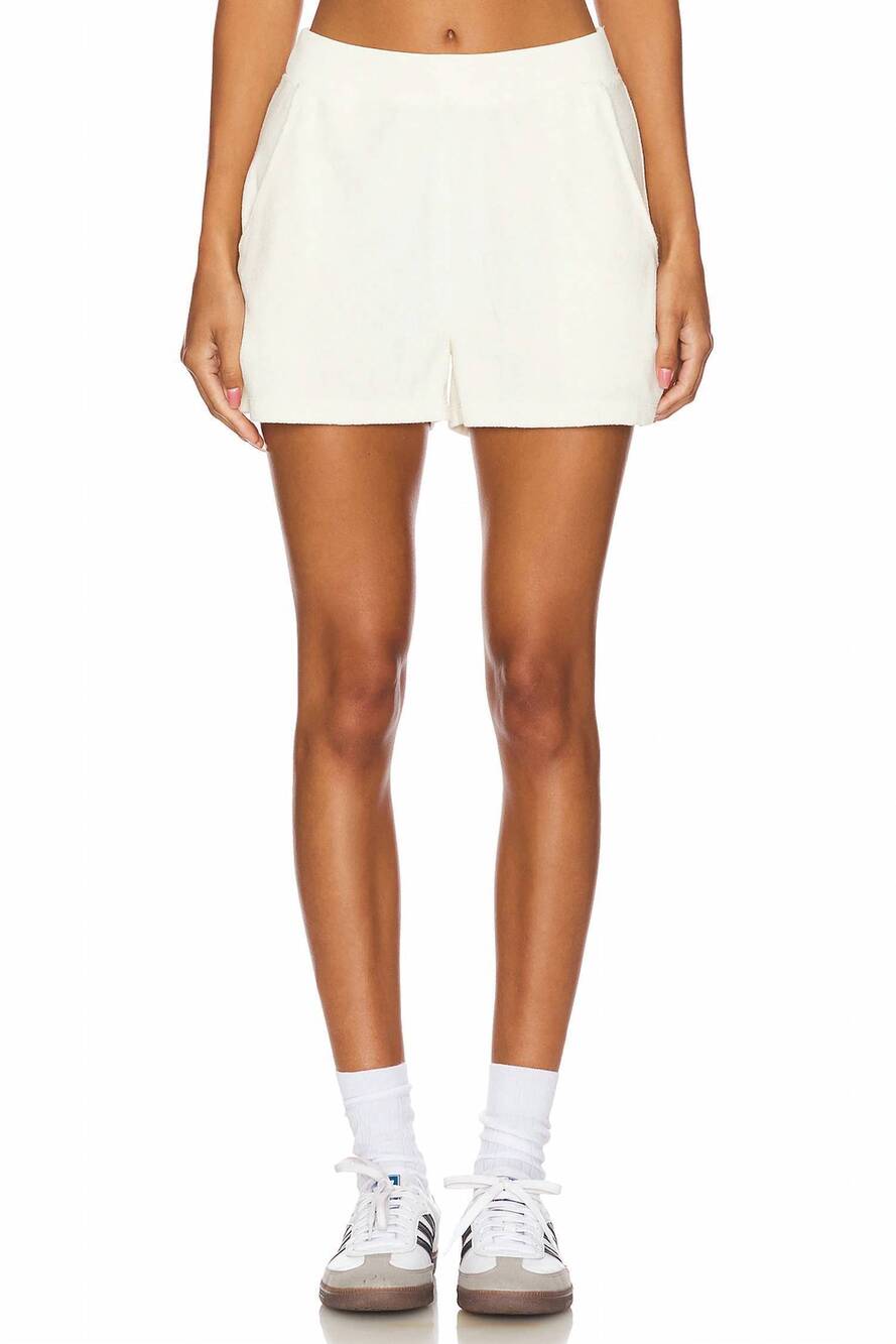 NEW KULE the terry venus short in cream